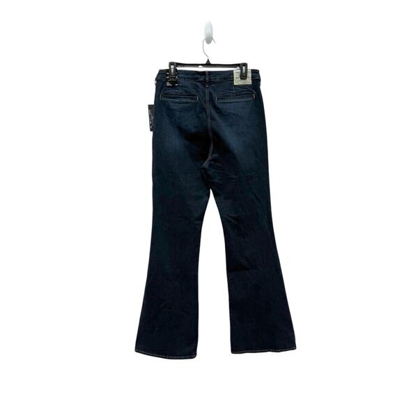 NWT True Religion 11 Lonestar High Rise Trouser Flare Jeans Size 34 - Picture 9 of 10